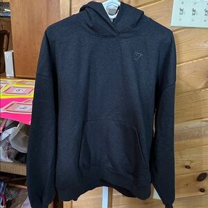 Mens Gymshark Rest Day Sweat Hoodie NWT Black Marl